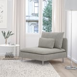 SÖDERHAMN 1-seat section, Viarp beige/brown