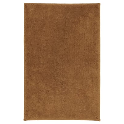 SÖDERSJÖN Bath mat, brown-yellow, 50x80 cm