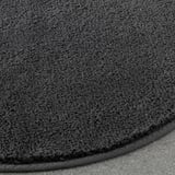 SÖDERSJÖN Bath mat, dark grey/round, 55 cm