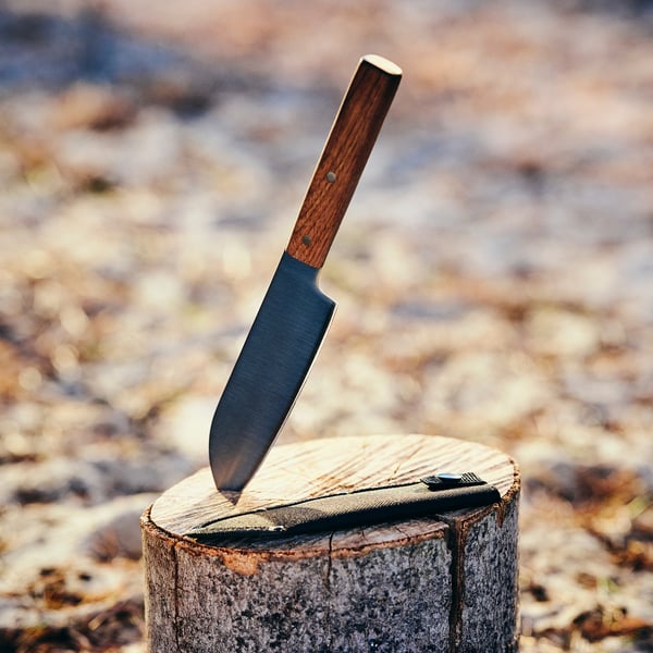 SOLUPPGÅNG Knife, black