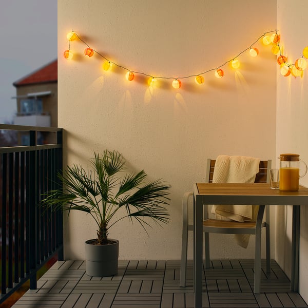 SOLVINDEN LED lighting chain with 24 lights - outdoor ...