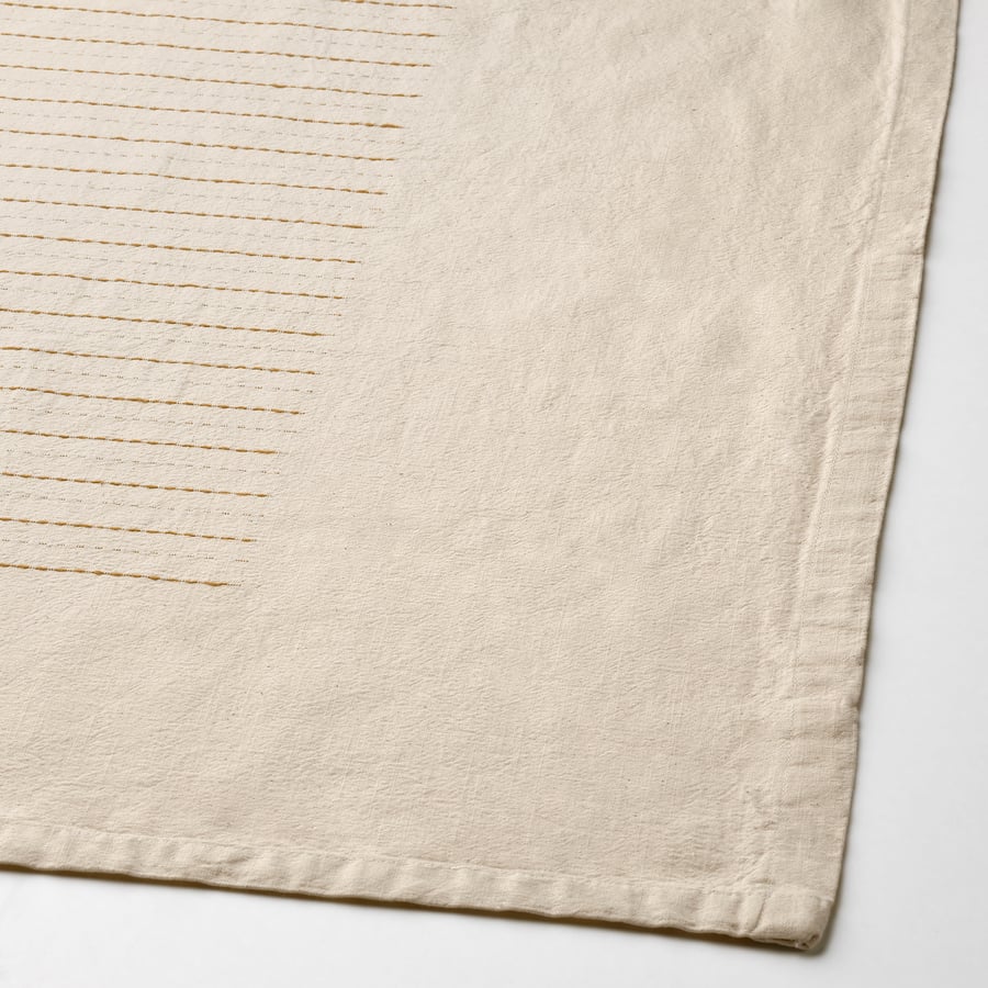 SOMMARFLOX tablecloth, dark yellow/beige, 145x240 cm IKEA