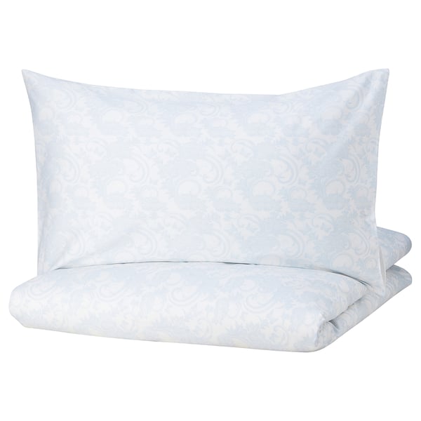Buy Sorgort Quilt Cover And 2 Pillowcases Light Blue Online Ikea