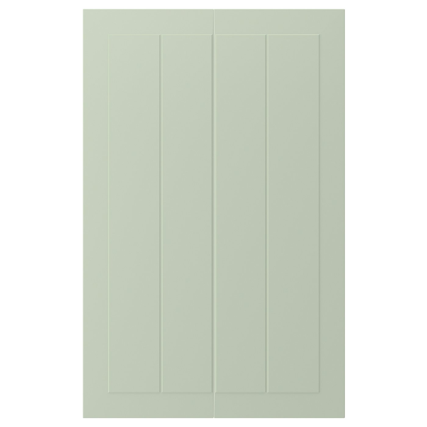 IKEA STENSUND Door 25x80 cm Light green 2-pack (corner base)