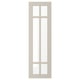STENSUND Glass door, beige, 30x100 cm