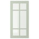 STENSUND Glass door, light green, 40x80 cm