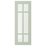 STENSUND Glass door, light green, 30x80 cm