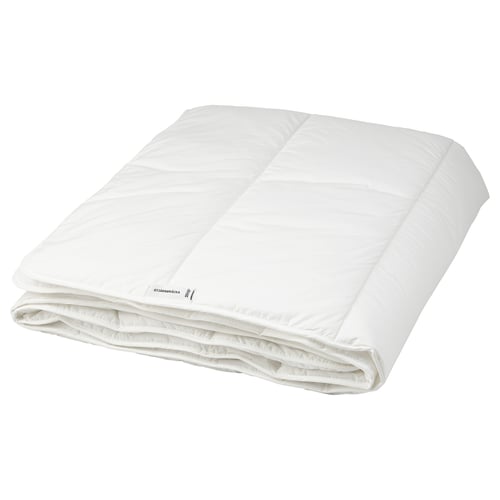 STJÄRNBRÄCKA white duvet, soft lyocell-cotton blend.
