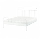 STJÄRNÖ Bed frame, white/Leirsund, 180x200 cm