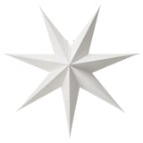 STRÅLA Lamp shade, dot pattern white, 70 cm