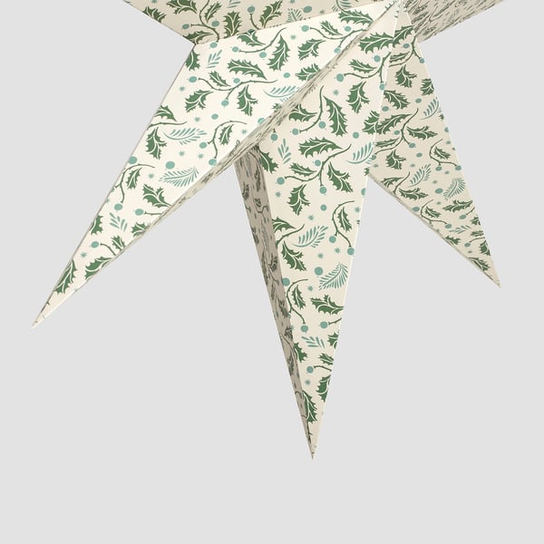 STRÅLA Lamp shade, leaf green, 70 cm