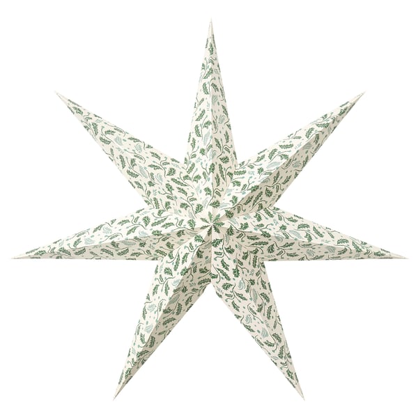 STRÅLA Lamp shade, leaf green, 70 cm