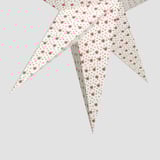 STRÅLA Lamp shade, star red, 90 cm