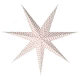 STRÅLA Lamp shade, star red, 90 cm