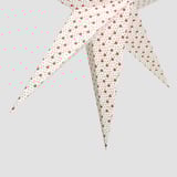 STRÅLA Lamp shade, star red, 70 cm