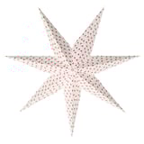 STRÅLA Lamp shade, star red, 70 cm