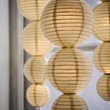 STRÅLA LED decorative pendant lamp, ball battery-operated/white