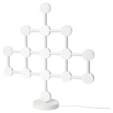 STRÅLA LED table lamp, white, 47 cm