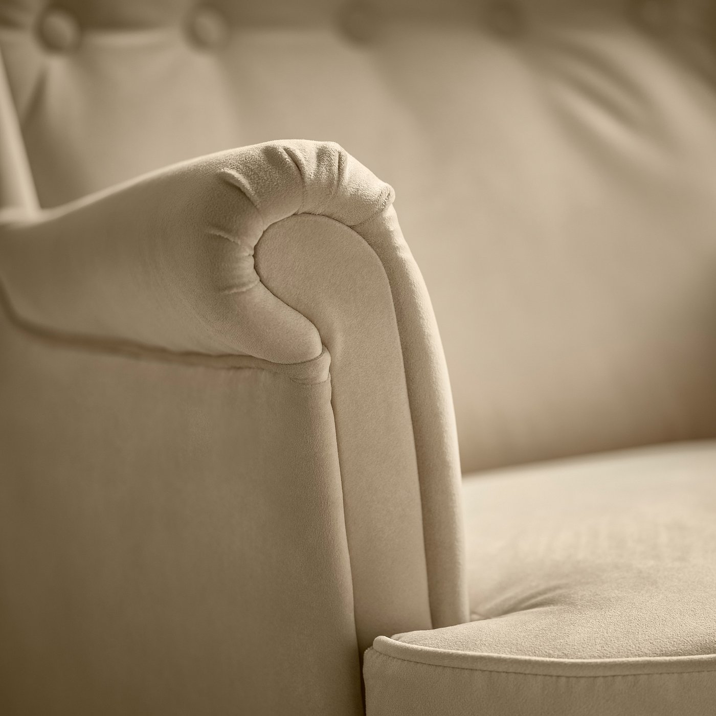 【終了】IKEA STRANDMON ウィングチェア&オットマン(ライトベージュ) STRANDMON wing chair, Tommaboda deep beige - IKEA