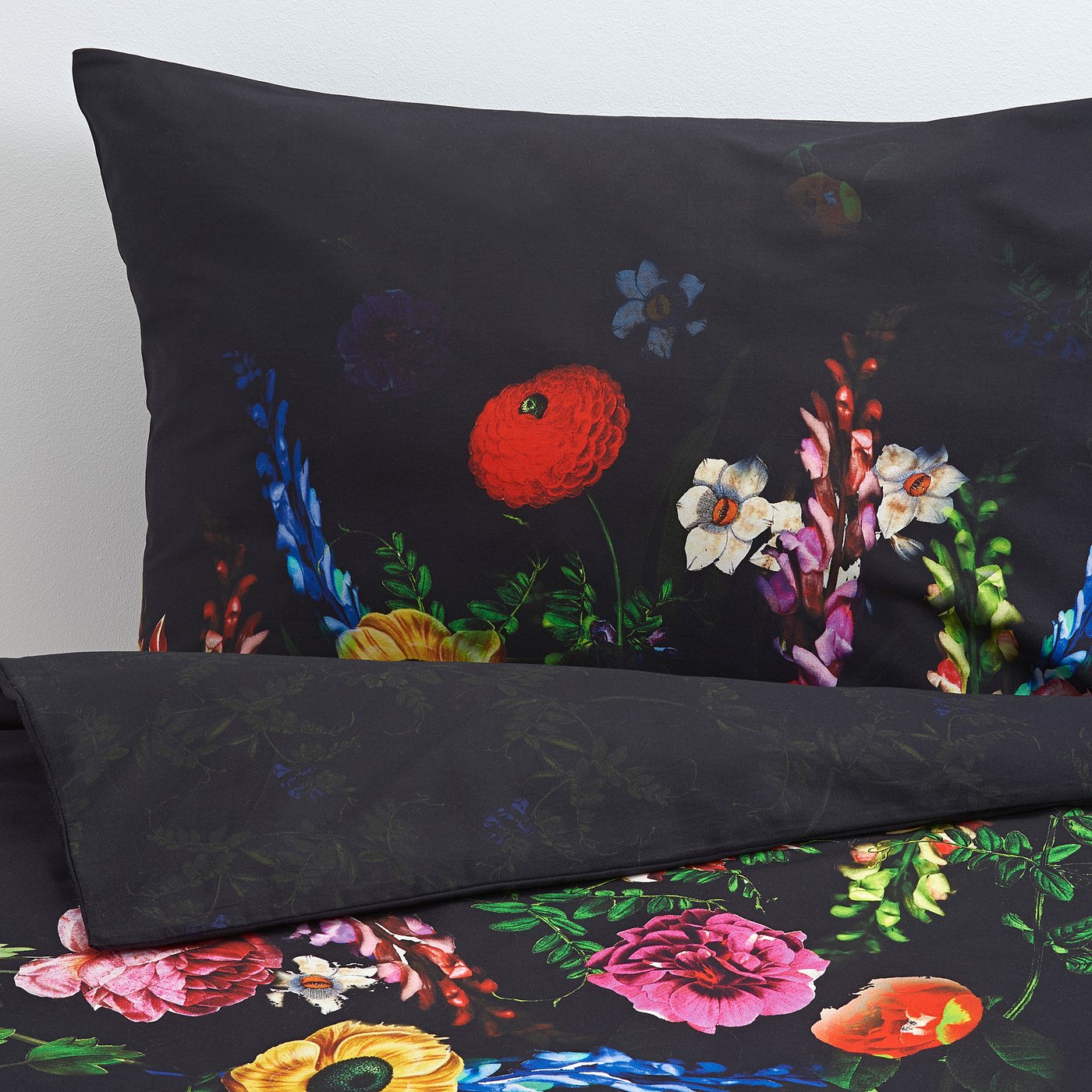 ikea floral pillow