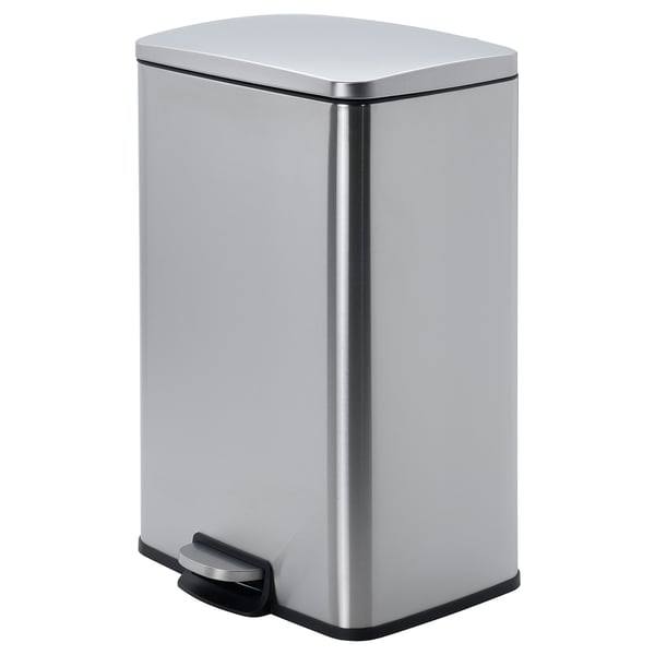 SULTEN Pedal bin, stainless steel, 50 l