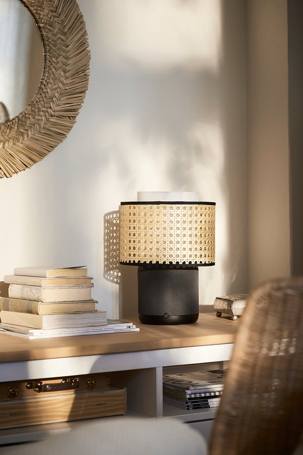 SYMFONISK Shade for speaker lamp base, bamboo IKEA