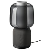 SYMFONISK Speaker lamp base with WiFi, black/smart