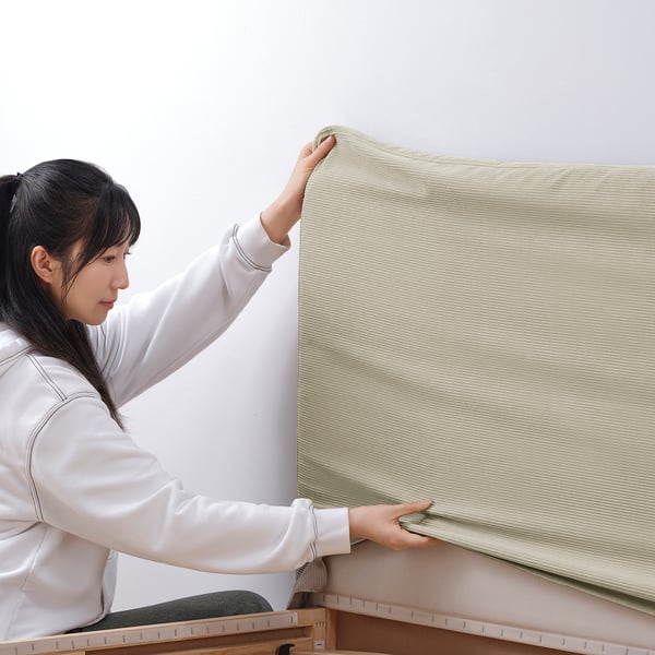 TÄRNKULLEN Cover bed frame, Kelinge beige, 160x200 cm