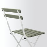 TÄRNÖ Table+2 chairs, outdoor, white/green