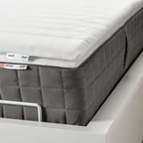 TALGJE Mattress pad, white, 90x200 cm