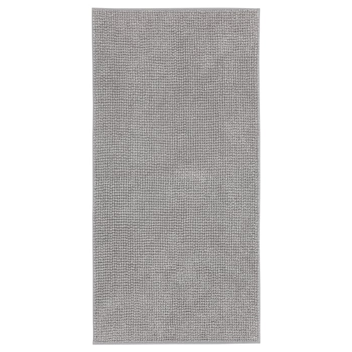 TOFTBO bath mat, greywhite mélange, 60x120 cm IKEA