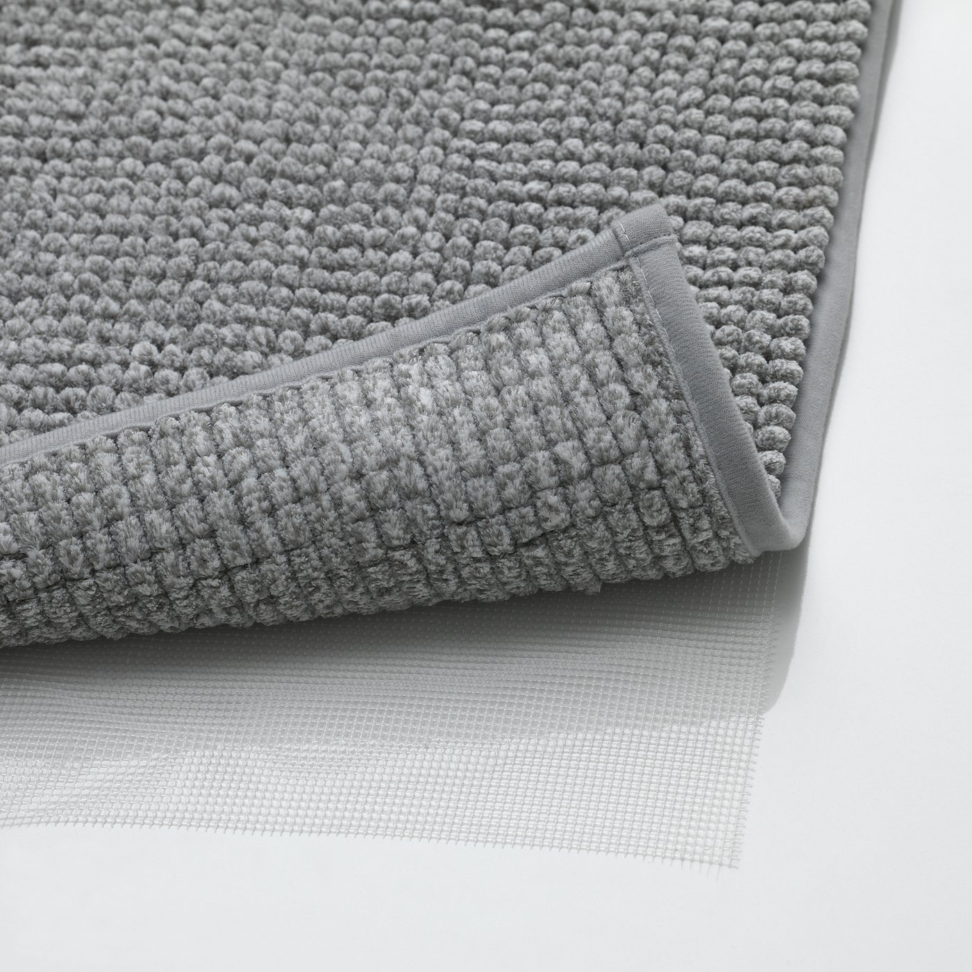 TOFTBO Bath mat, greywhite mélange, 60x120 cm IKEA