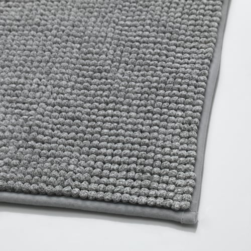 TOFTBO Bath mat, greywhite mélange, 60x120 cm IKEA