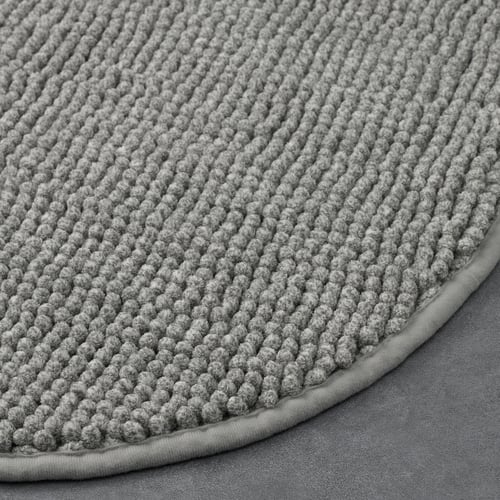 TOFTBO bath mat, greywhite mélange, 55 cm IKEA
