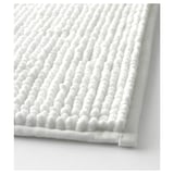 TOFTBO Bath mat, white, 60x120 cm