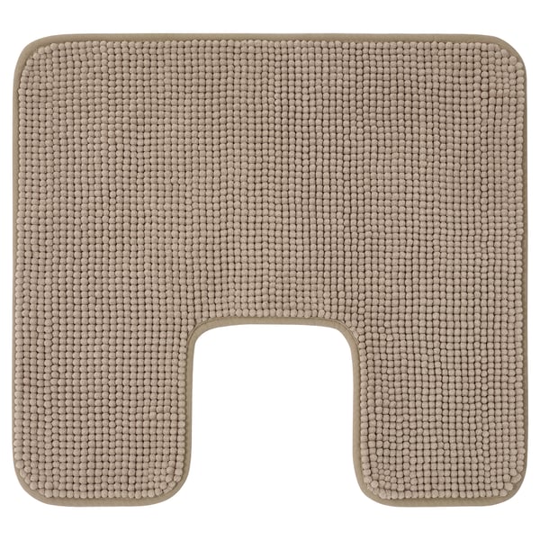 TOFTBO Pedestal mat, dark beige, 55x60 cm