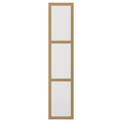Ikea TONSTAD white door, wooden frame, rectangle, 3 panels.