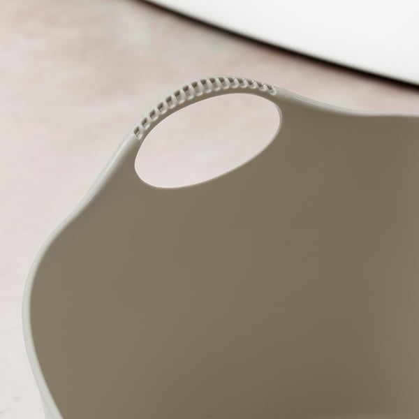 TORKIS flexi laundry basket, in/outdoor, beige, 35 l IKEA