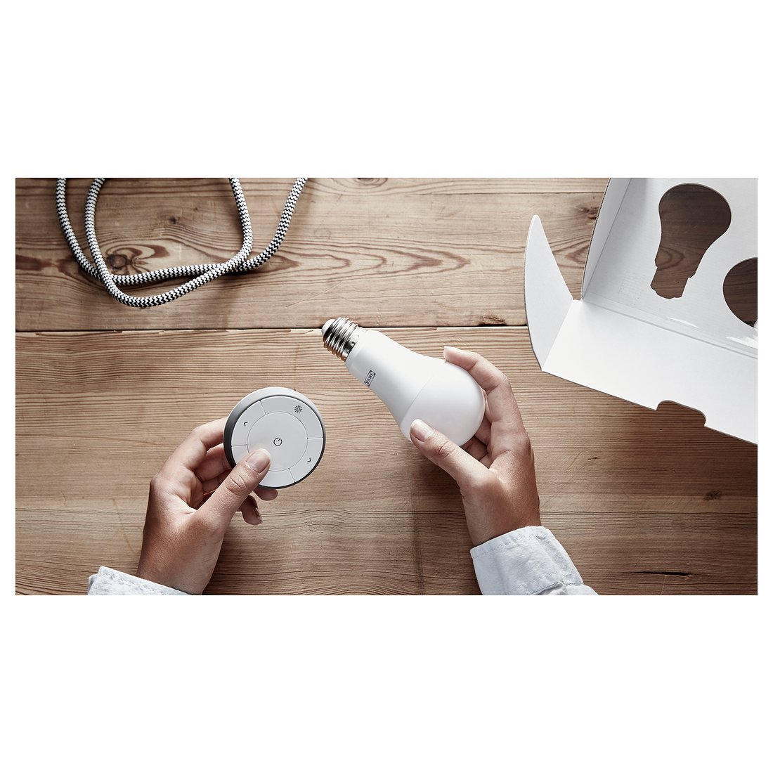 TRÅDFRI Remote control kit, white spectrum, E27 IKEA