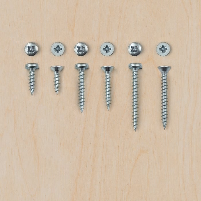 TRIXIG 200piece wood screw set IKEA