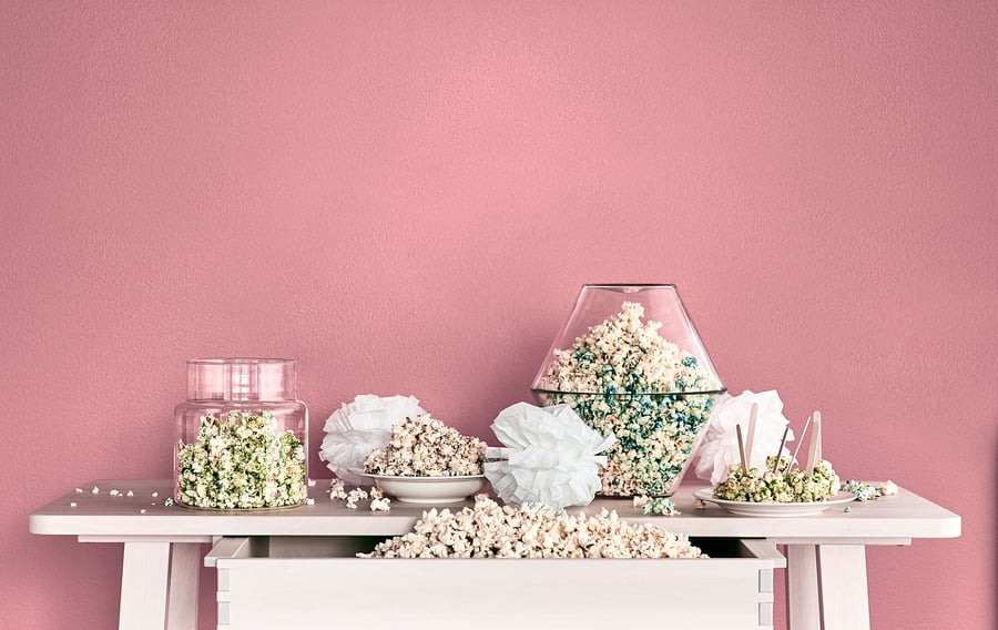 TRYGG serving bowl, clear glass, 28 cm IKEA