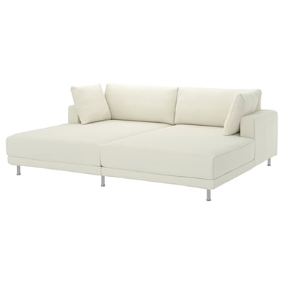 UPPÅKRA 3-seat modular sofa, with chaise longues/Axvall off-white