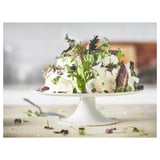 UPPLAGA Cake stand, white, 29 cm