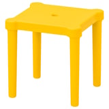 UTTER Children's stool, in/outdoor/yellow