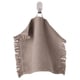 Option: VALLASÅN Washcloth, light grey/brown, 30x30 cm
