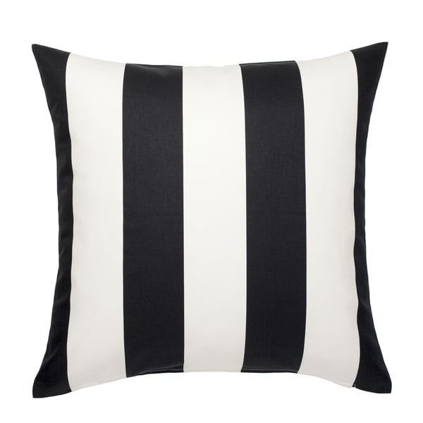 Buy Vargyllen Cushion Cover White Black Online Ikea