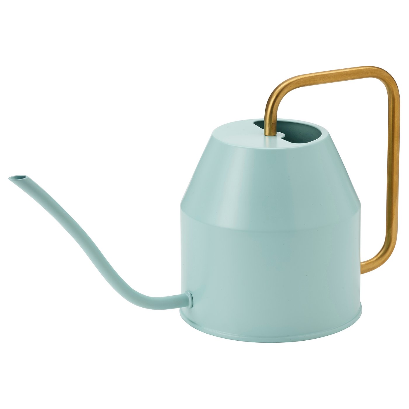 VATTENKRASSE Watering can, ivory/goldcolour, 0.9 l IKEA