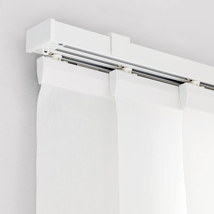 VIDGA Panel curtain holder, white, 60 cm IKEA