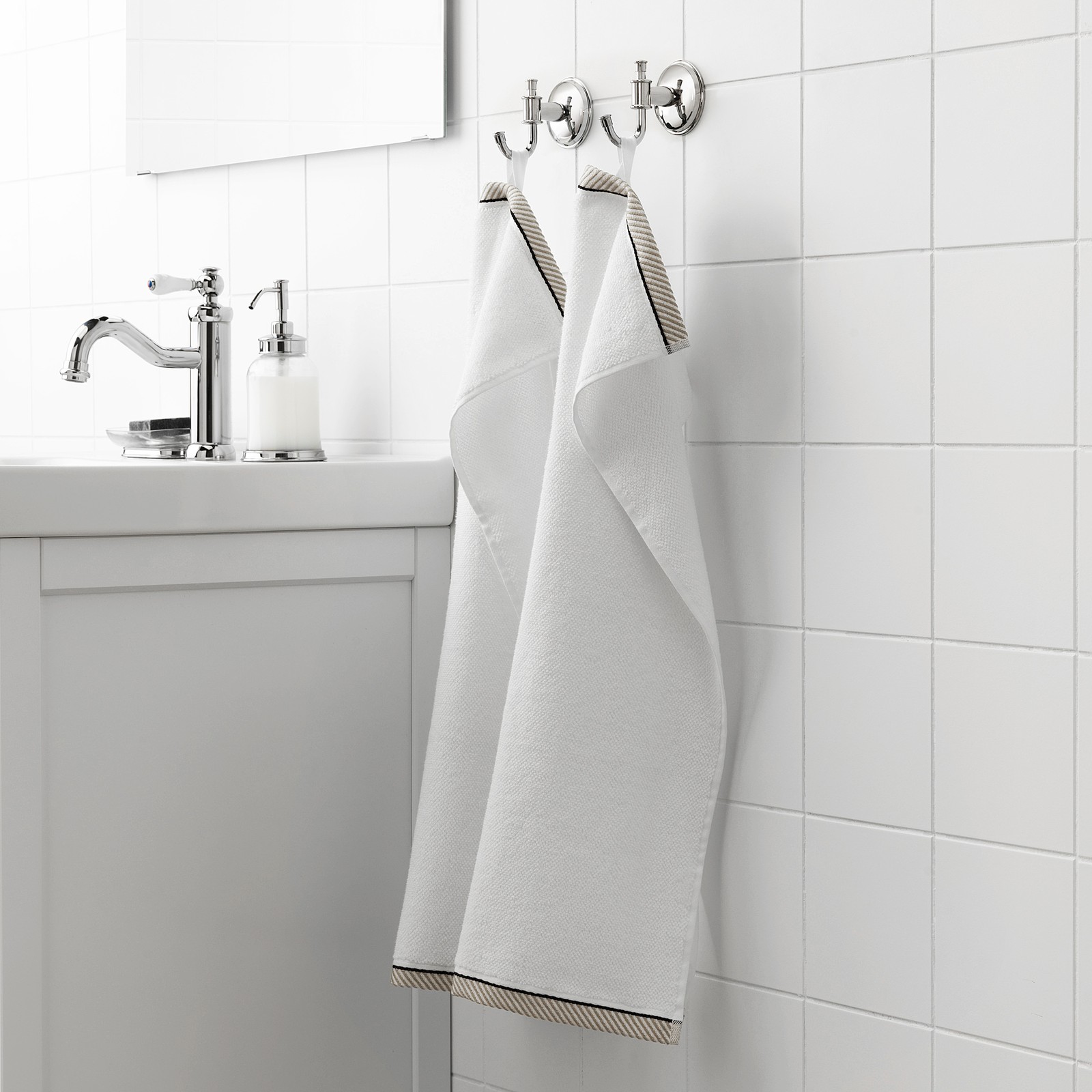 ikea white towels