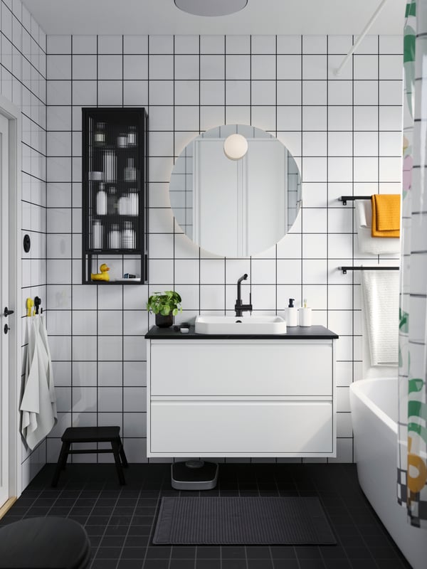 VILTO Step stool, black